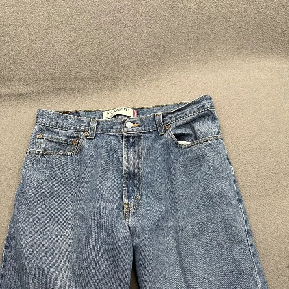 Levis‎ 550 Jeans Mens 36x32 (Fits 34/31) Blue Relaxed Fit Tapered Leg Denim